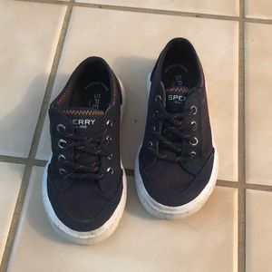 Sperry navy blue shoes